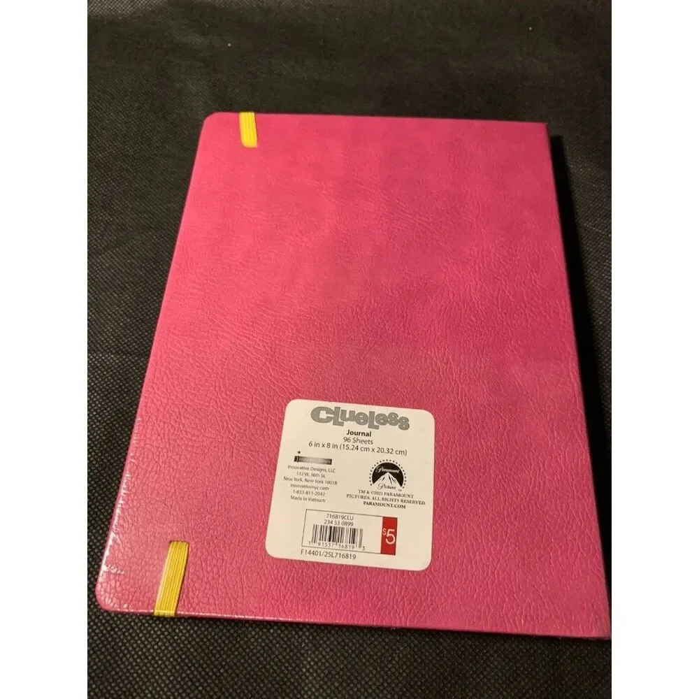 Target Exclusive Clueless 30th Anniversary Ugh As If Pink and Gold Journal